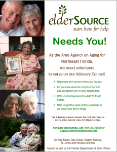 ElderSource Advisory Council Recruitment Flyer