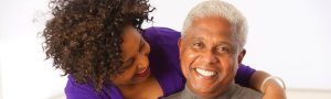 Older African American man and woman